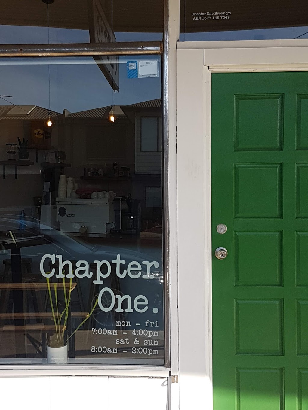 Chapter One Brooklyn | cafe | 8 Eames Ave, Brooklyn VIC 3012, Australia