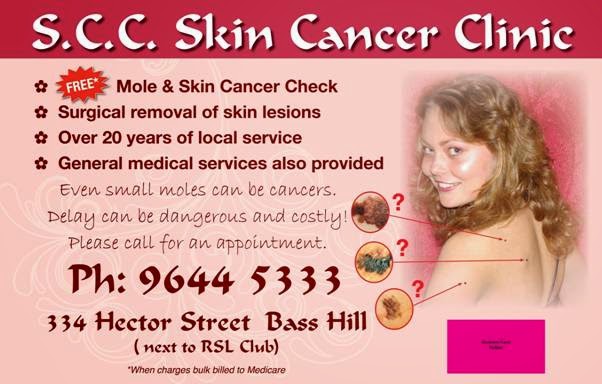 SCC Skin Cancer Clinic | health | 334 Hector St, Bass Hill NSW 2197, Australia | 0296445333 OR +61 2 9644 5333