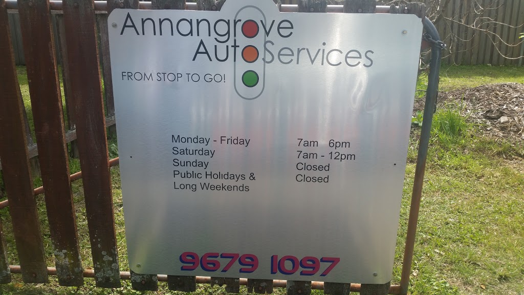 Annangrove Auto Services | car repair | 189A Annangrove Rd, Annangrove NSW 2156, Australia | 0296791097 OR +61 2 9679 1097