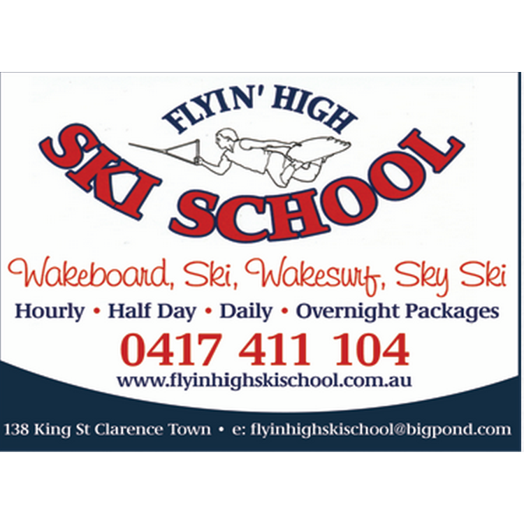 Flyin High Wakeboard and Ski School | school | 138 King St, Clarence Town NSW 2321, Australia | 0249964300 OR +61 2 4996 4300