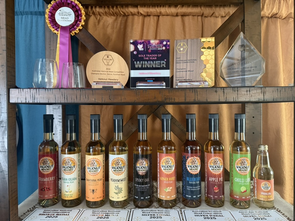 Valknut Meadery | 47 Orchard Rd, Crows Nest QLD 4355, Australia | Phone: 0412 219 640