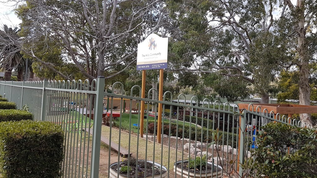 The Hills Community Kindergarden | school | 43 Roxborough Park Rd, Castle Hill NSW 2154, Australia | 0296392070 OR +61 2 9639 2070
