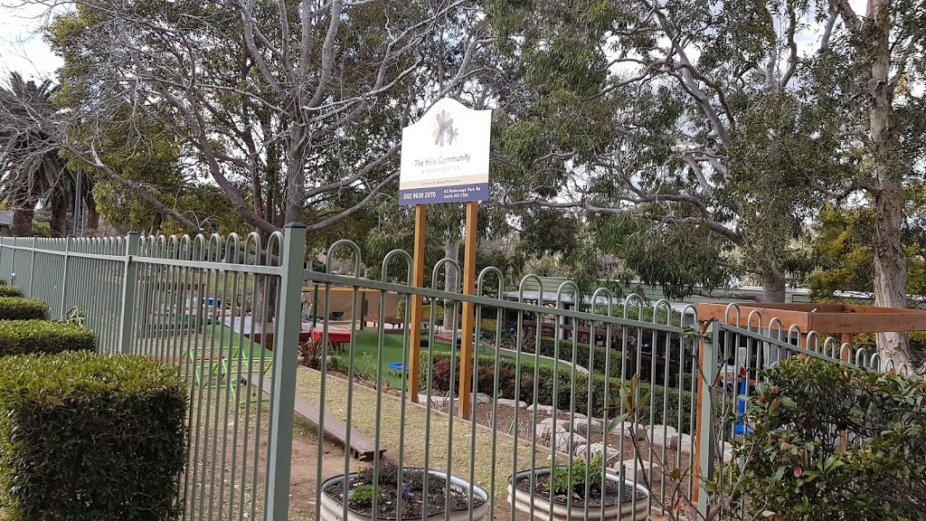 The Hills Community Kindergarden | 43 Roxborough Park Rd, Castle Hill NSW 2154, Australia | Phone: (02) 9639 2070