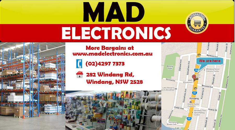 MAD Electronics Australia Pty Ltd | electronics store | 284 Windang Rd, Windang NSW 2528, Australia | 0242977373 OR +61 2 4297 7373