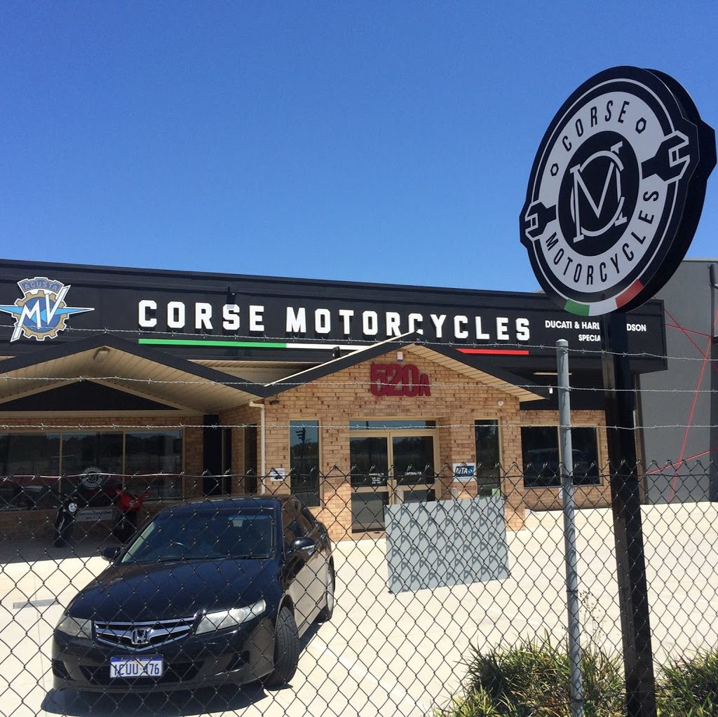 Corse Motorcycles | 520A Guildford Rd, Bayswater WA 6053, Australia | Phone: (08) 9279 9275