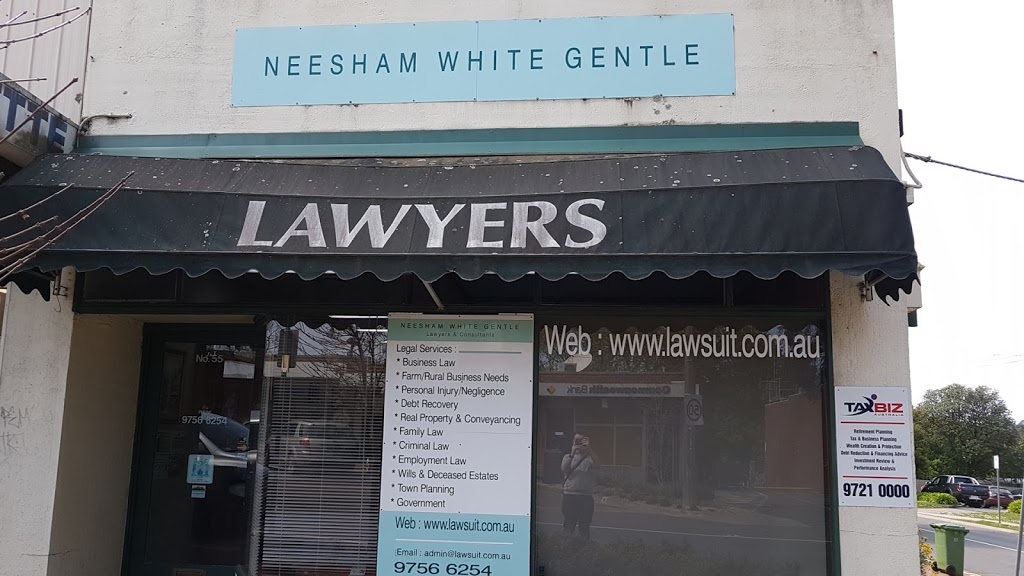 Neesham White Gentle | lawyer | 55 Main Rd, Monbulk VIC 3793, Australia | 0397566254 OR +61 3 9756 6254