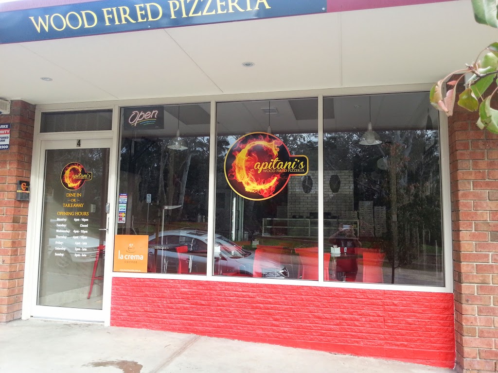 Capitanis Wood Fired Pizzeria | restaurant | 4/38 Hallett Rd, Stonyfell SA 5066, Australia | 0883330052 OR +61 8 8333 0052