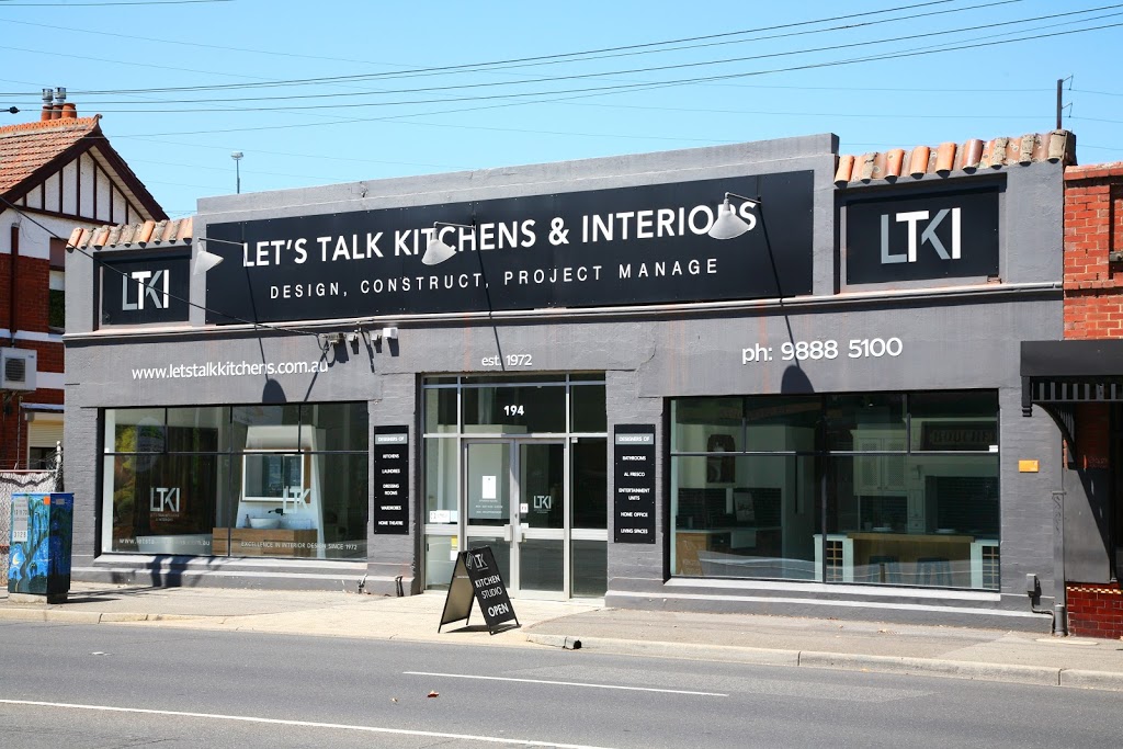 Lets Talk Kitchens & Interiors | home goods store | 194 Canterbury Rd, Canterbury VIC 3126, Australia | 0398641829 OR +61 3 9864 1829