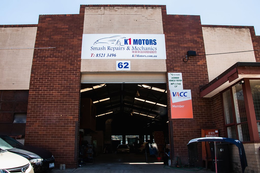K1 Motors - Smash Repairs & Mechanics | car repair | 62 Henderson Rd, Clayton VIC 3168, Australia | 0385213496 OR +61 3 8521 3496
