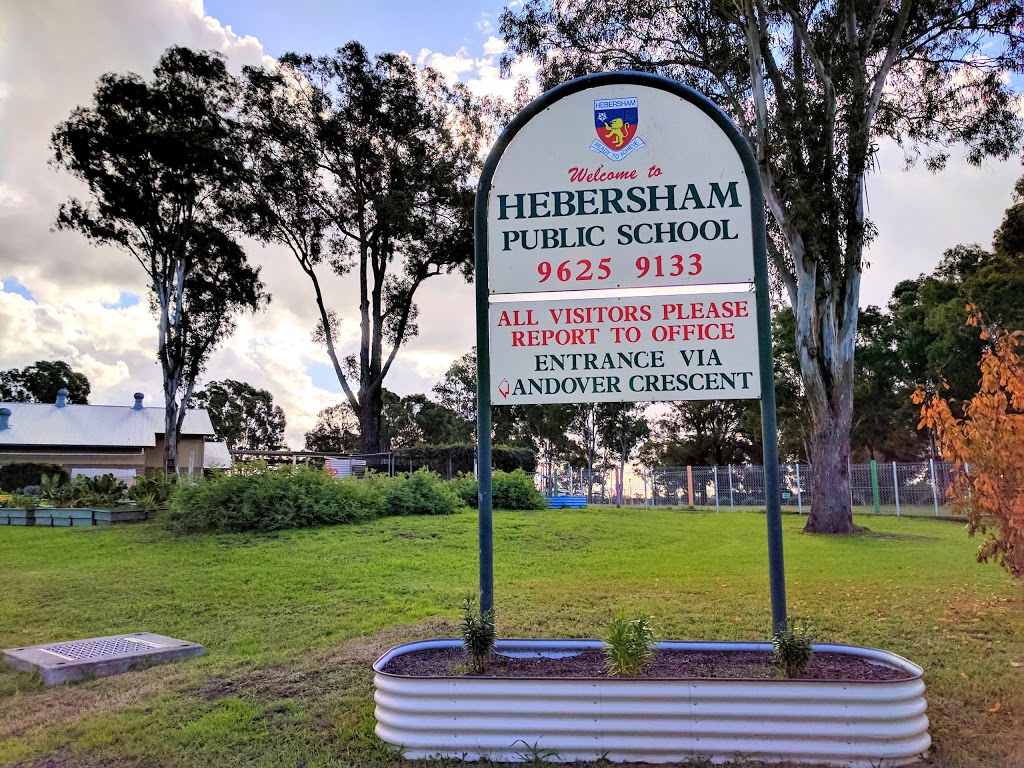 Hebersham Public School | school | Andover Cres, Hebersham NSW 2770, Australia | 0296259133 OR +61 2 9625 9133