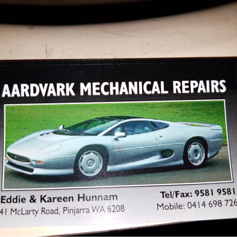 Aardvark Mechanical Repairs | car dealer | 41 McLarty Rd, Pinjarra WA 6210, Australia | 0895819581 OR +61 8 9581 9581