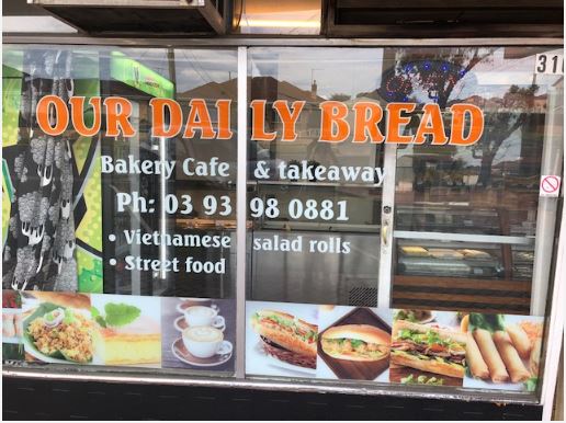 Our Daily Bread | bakery | 310 Blackshaws Rd, Altona North VIC 3025, Australia | 0393980881 OR +61 3 9398 0881