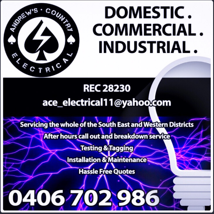 Andrews country electrical Pty Ltd | electrician | Henty St, Casterton VIC 3311, Australia | 0406702986 OR +61 406 702 986
