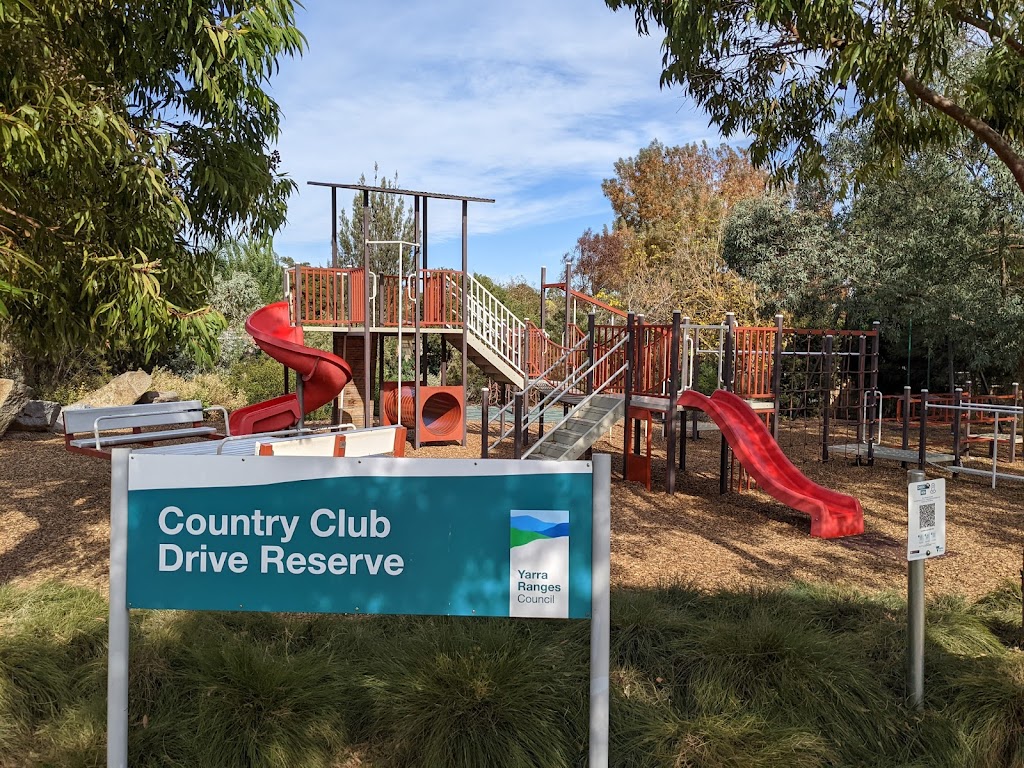 Country Club Drive Playground | point of interest | 25 Country Club Dr, Chirnside Park VIC 3116, Australia | 0397267788 OR +61 3 9726 7788