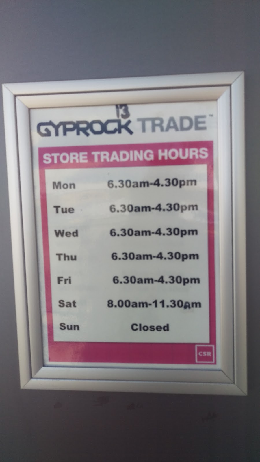 Gyprock Trade |  | 13 Naweena Rd, Regency Park SA 5010, Australia | 0882454100 OR +61 8 8245 4100