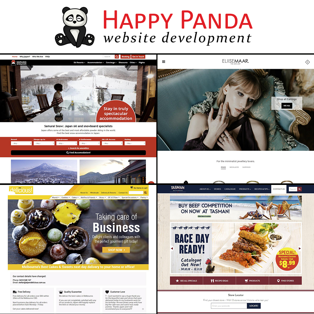 Happy Panda Website Design and Development | 19A Alverstone Grove, Mount Eliza VIC 3930, Australia | Phone: 0402 291 975