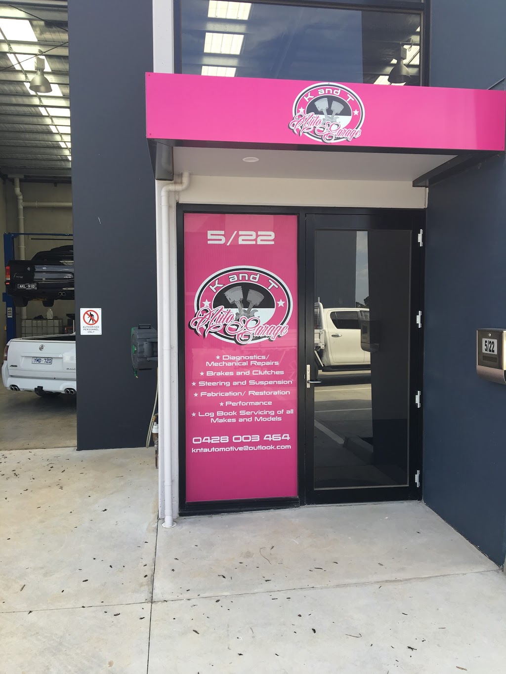 K And T Auto Garage | F5/22 Speedwell St, Somerville VIC 3912, Australia | Phone: 0428 003 464