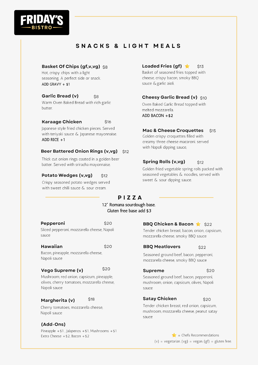 Fridays Bistro | Dorothy St, Murwillumbah NSW 2484, Australia | Phone: (02) 6672 3982
