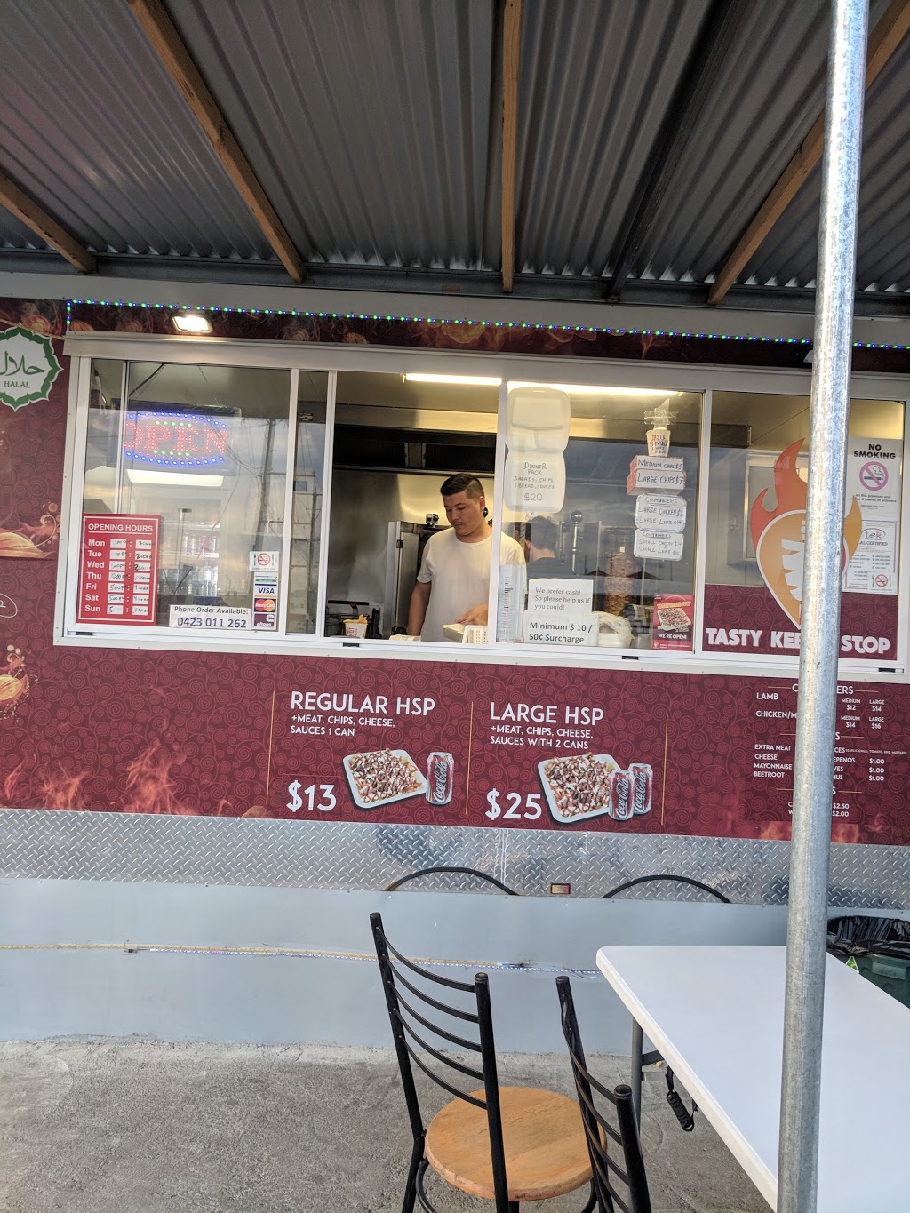 Hot & Tasty Kebab Stop | 27 Mair St E, Ballarat Central VIC 3350, Australia | Phone: 0423 011 262