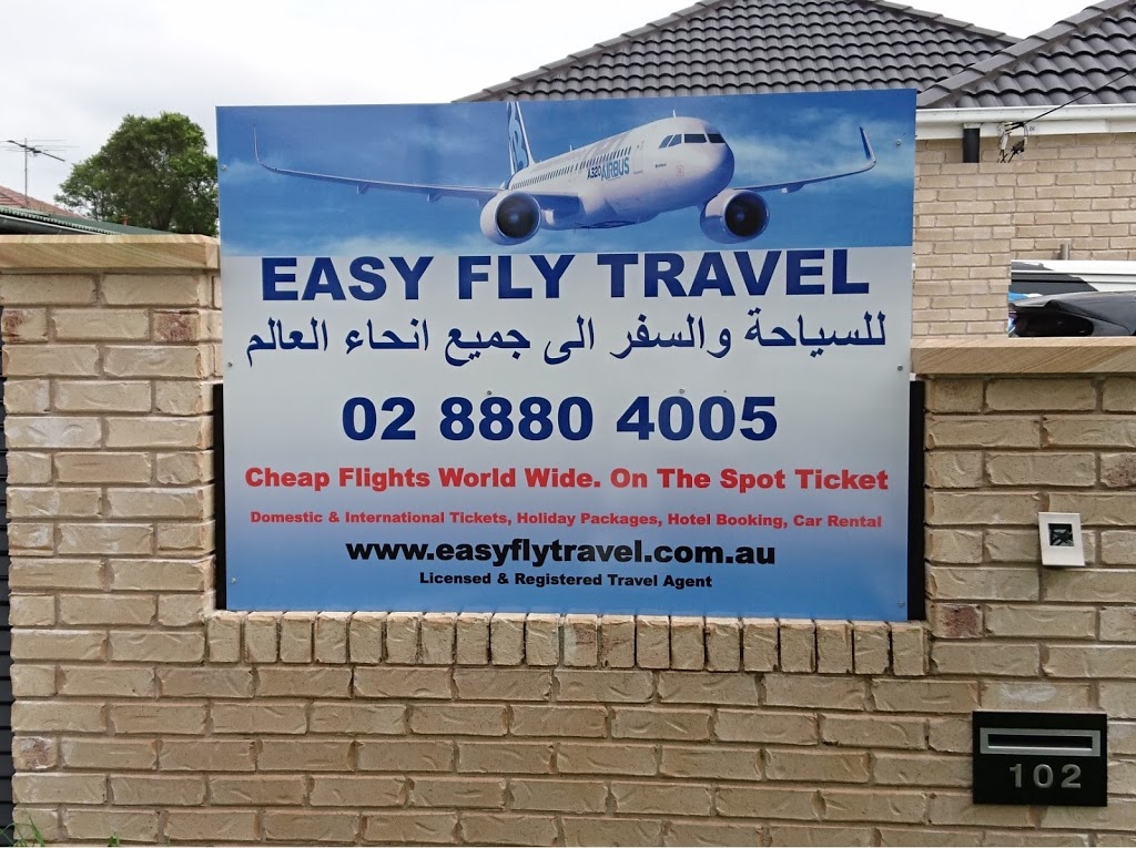 Easy Fly Travel | travel agency | 102 Hillcrest Ave, Greenacre NSW 2190, Australia | 0288804005 OR +61 2 8880 4005