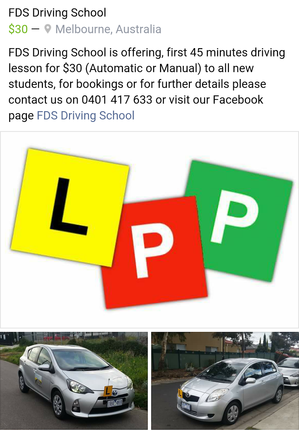 FDS Driving School | 2 Kooyong Way, Craigieburn VIC 3064, Australia | Phone: 0401 417 633