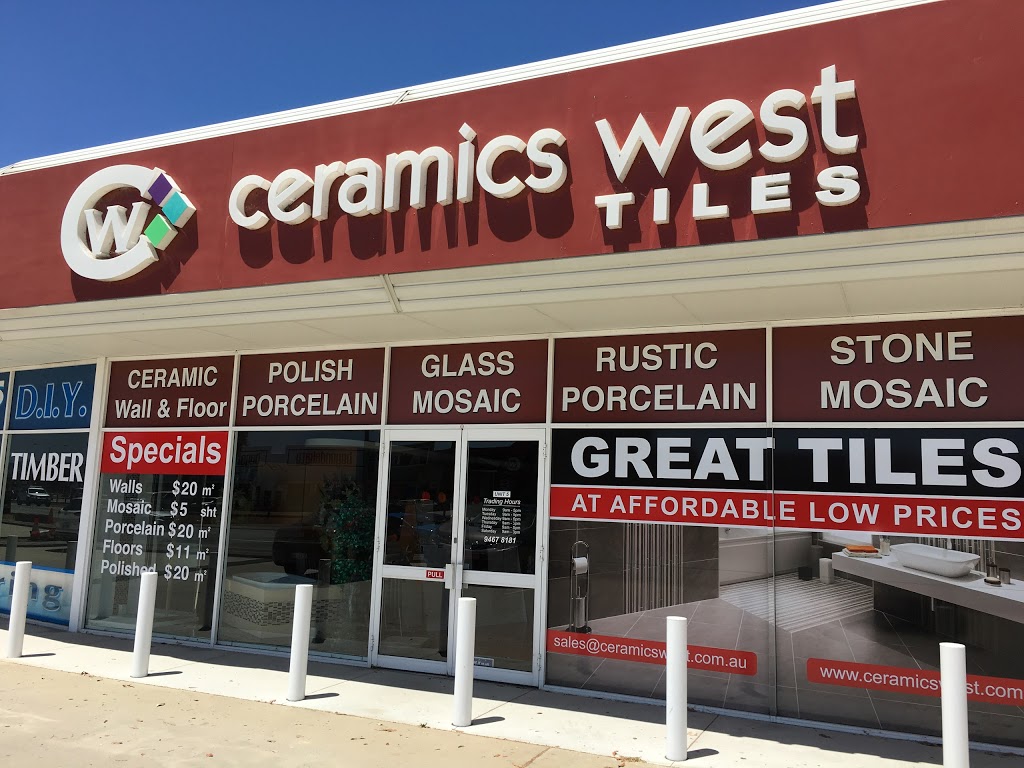 Ceramics West | hardware store | Unit5/1451 Albany Hwy, Cannington WA 6107, Australia | 0894678180 OR +61 8 9467 8180