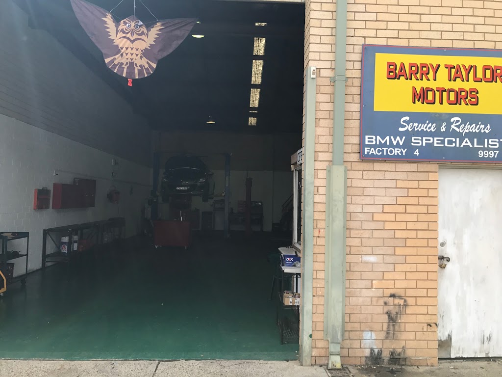 Barry Taylor Motors | car repair | 4/91 Darley St, Mona Vale NSW 2103, Australia | 0299978120 OR +61 2 9997 8120