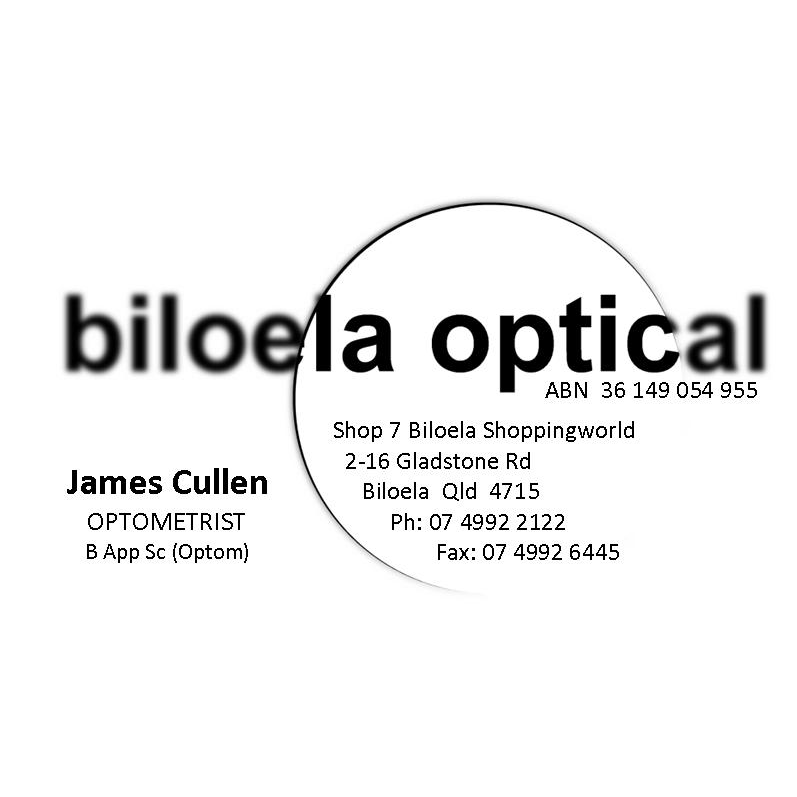 Biloela Optical | 2-16 Gladstone Rd, Biloela QLD 4715, Australia | Phone: (07) 4992 2122