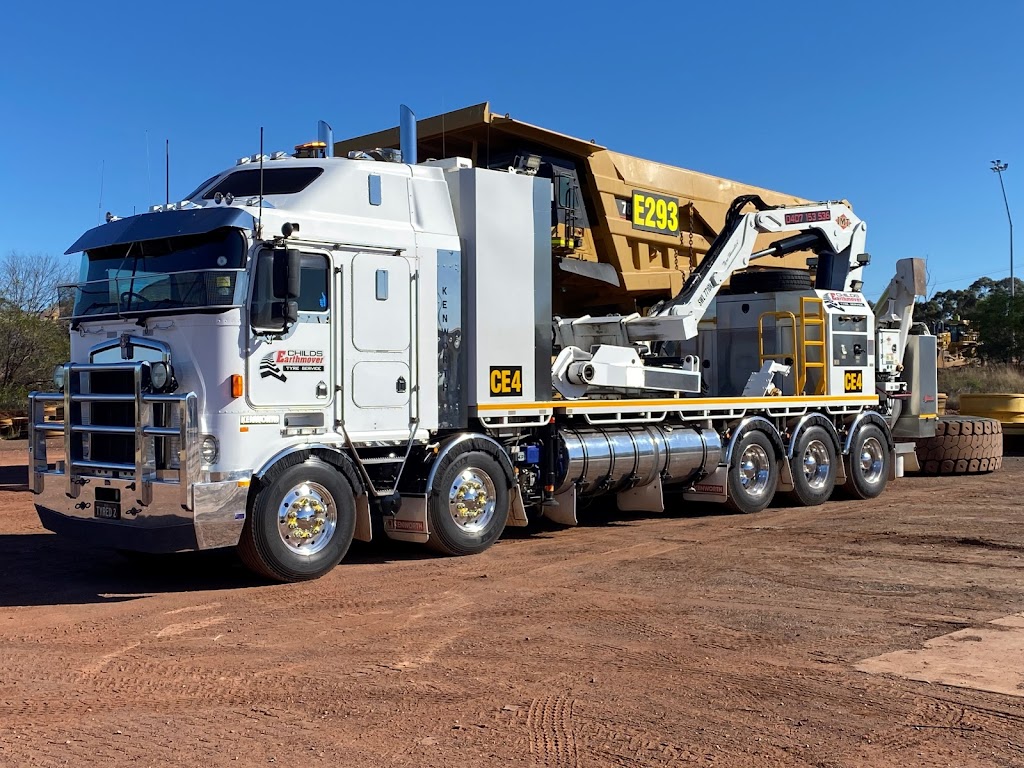 Childs Earthmover Tyre Service | 73 Macaulay Rd, Emerald QLD 4720, Australia | Phone: 0414 796 189