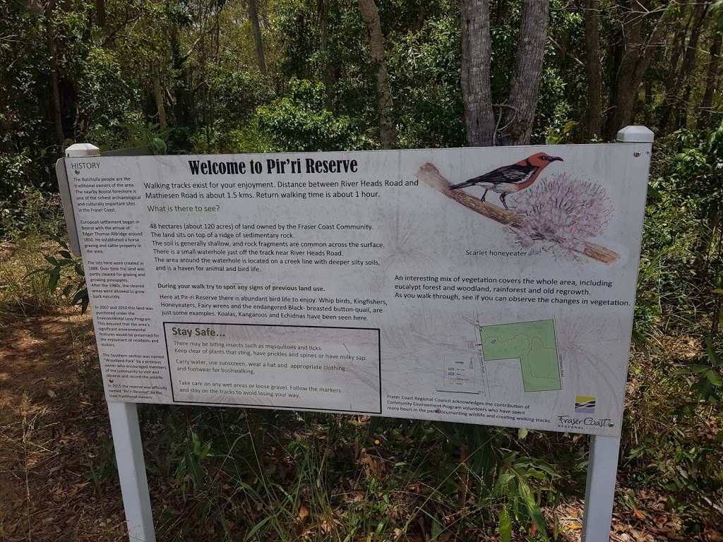 Pirri Reserve Walking Track | 204 River Heads Rd, Booral QLD 4655, Australia