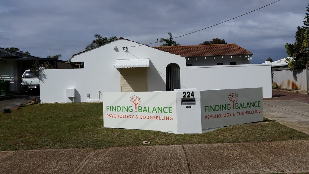 Finding Balance Psychology and Counselling | 224 Broun Ave, Embleton WA 6062, Australia | Phone: 0490 079 656