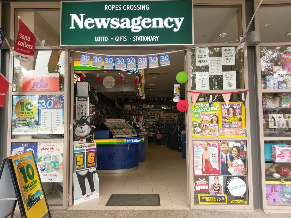 Ropes Crossing Newsagency | store | Shop 6/8 Central Pl, Ropes Crossing NSW 2760, Australia | 0298332783 OR +61 2 9833 2783