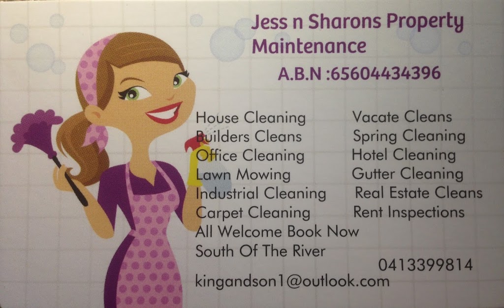 Jess N Sharons Property Maintenance |  | Lot 203 Watkins Rd, Mundijong WA 6123, Australia | 0413399814 OR +61 413 399 814