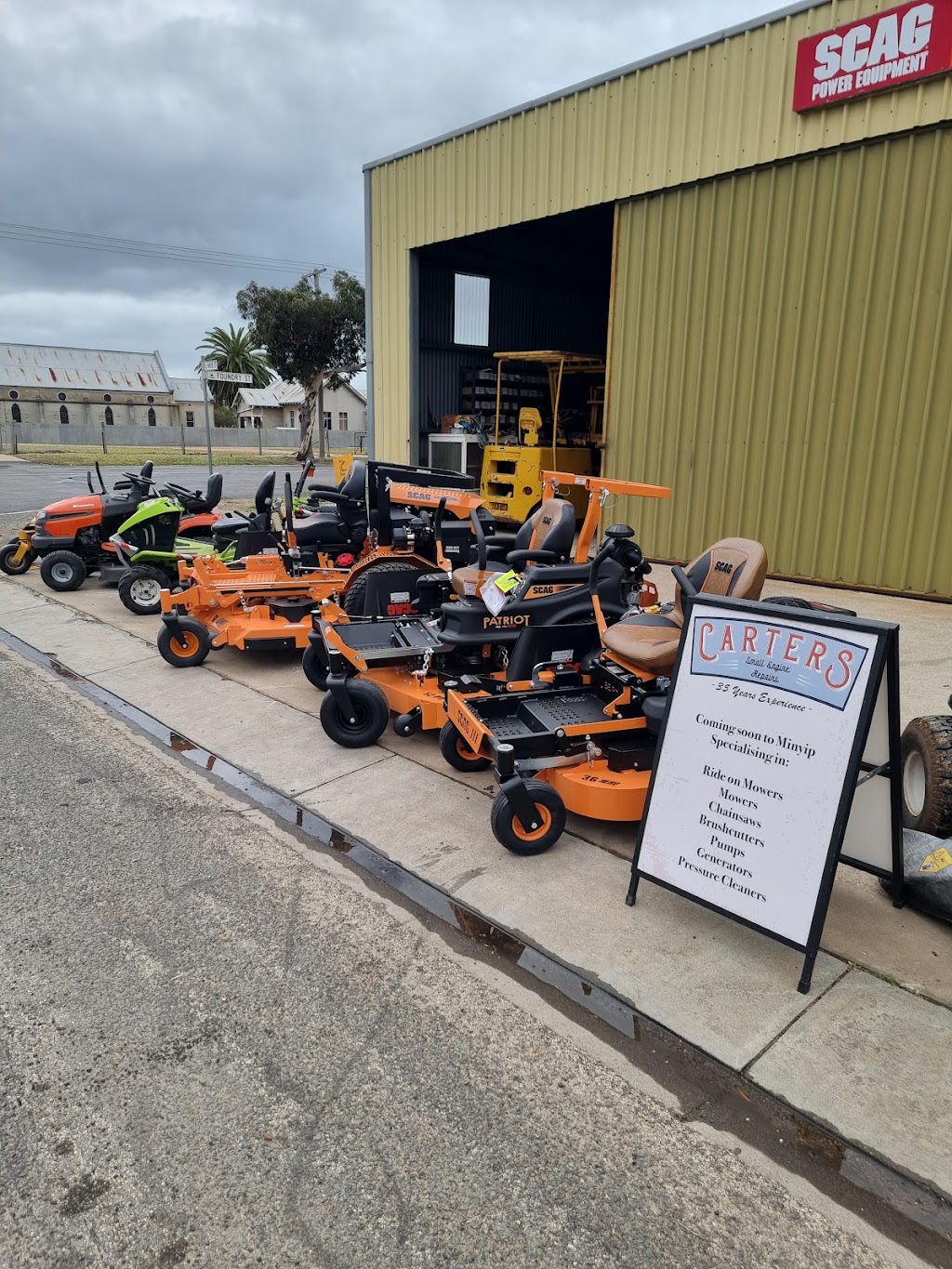 Carters small engine repairs. | 101 Main St, Minyip VIC 3392, Australia | Phone: 0476 163 756