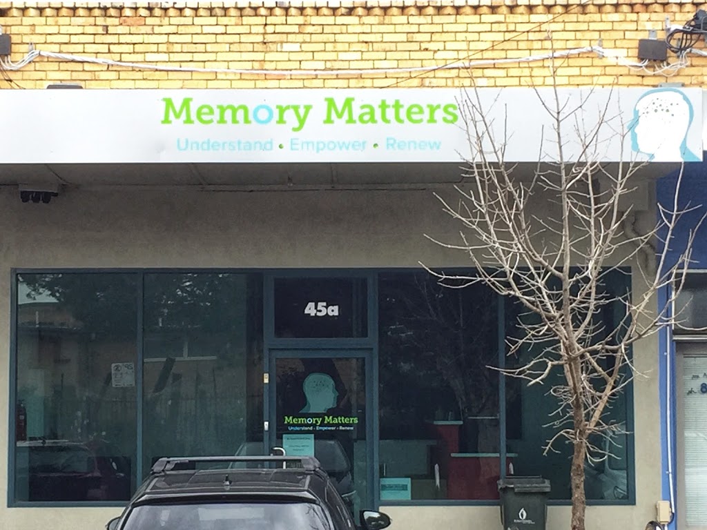 Memory Matters | health | 45A Karnak Rd, Ashburton VIC 3147, Australia | 0402427876 OR +61 402 427 876