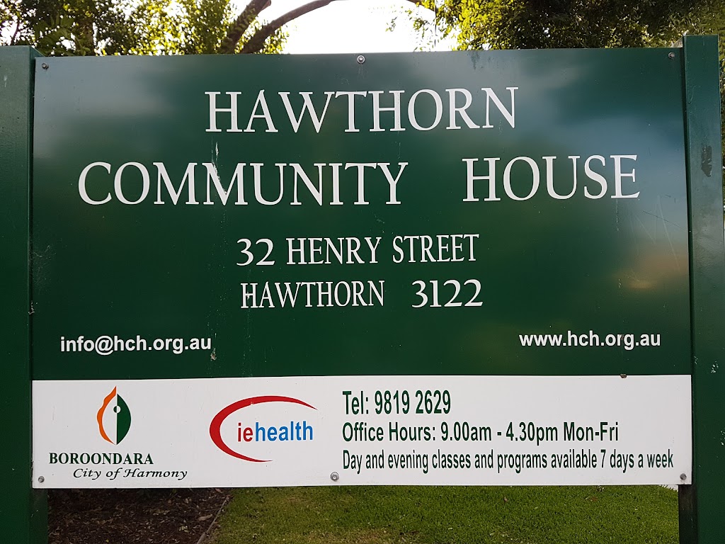 Hawthorn Community House | Community House, 32 Henry St, Hawthorn VIC 3122, Australia | Phone: (03) 9819 2629