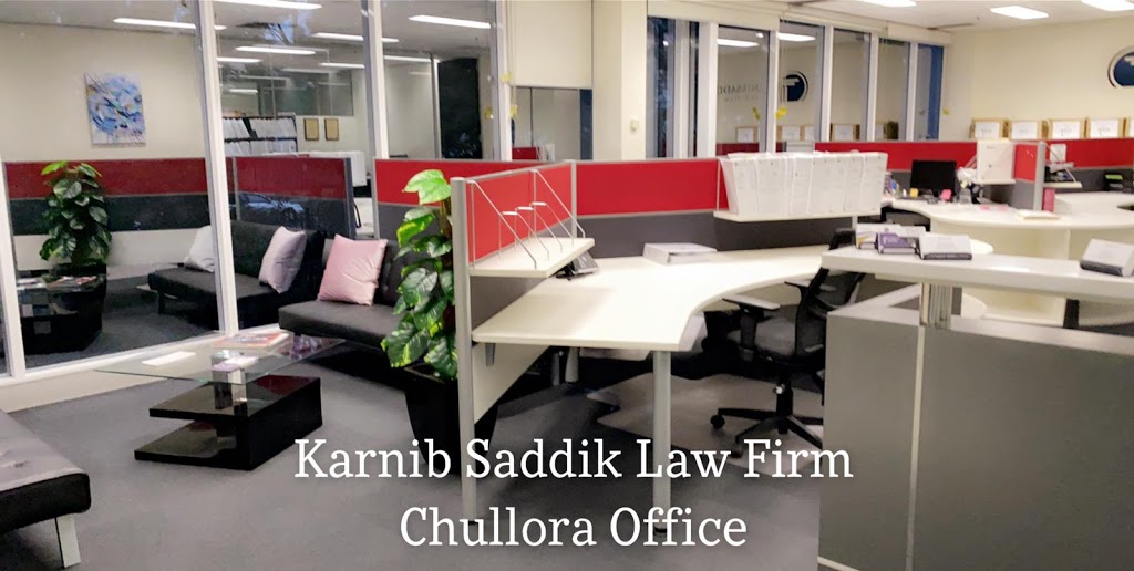 Karnib Saddik Law Firm | Building 3, Level 1/20 Worth St, Chullora NSW 2190, Australia | Phone: (02) 9089 8781