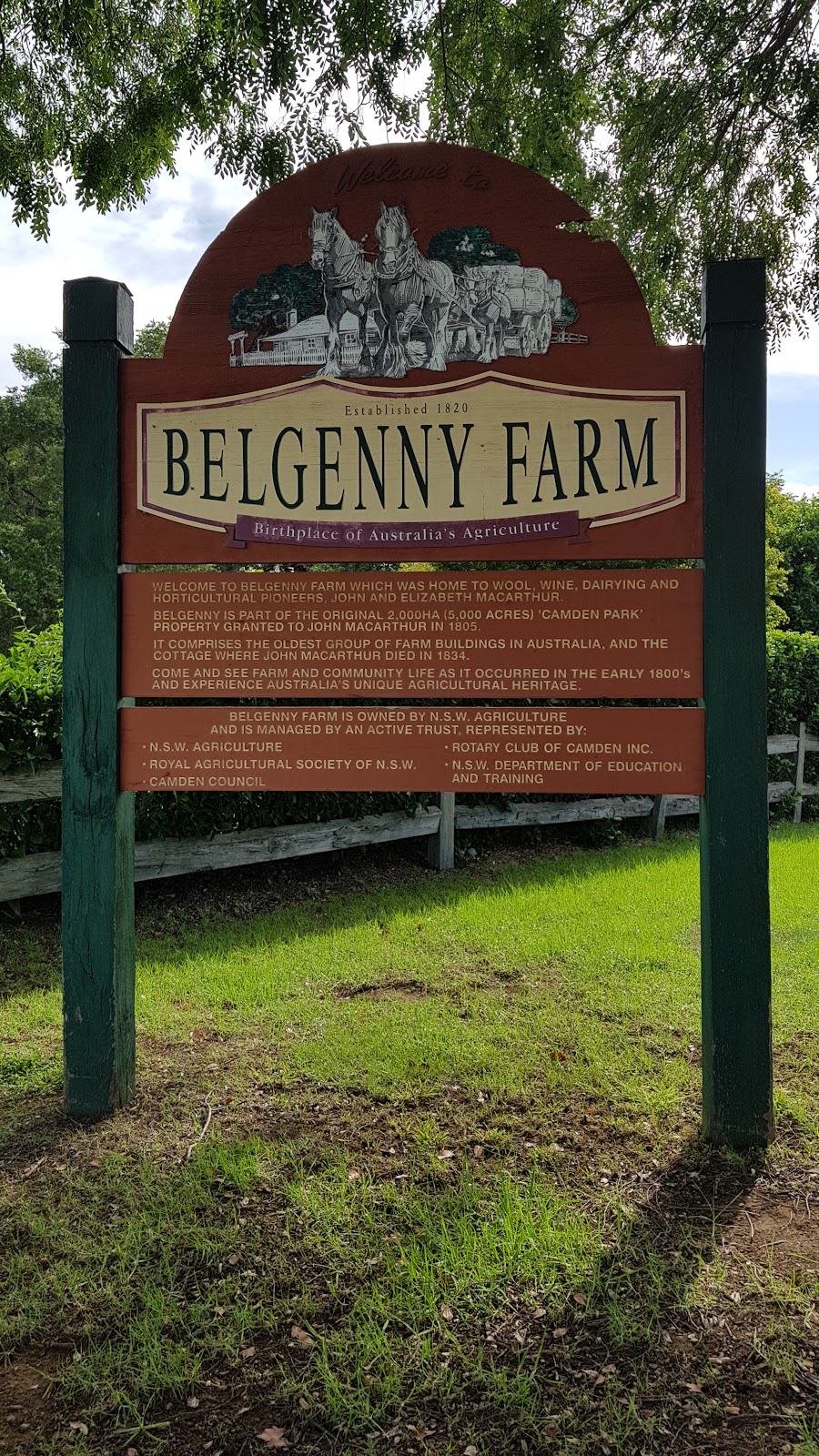 Belgenny Farm |  | 100 Elizabeth MacArthur Ave, Camden South NSW 2570, Australia | 0246546800 OR +61 2 4654 6800