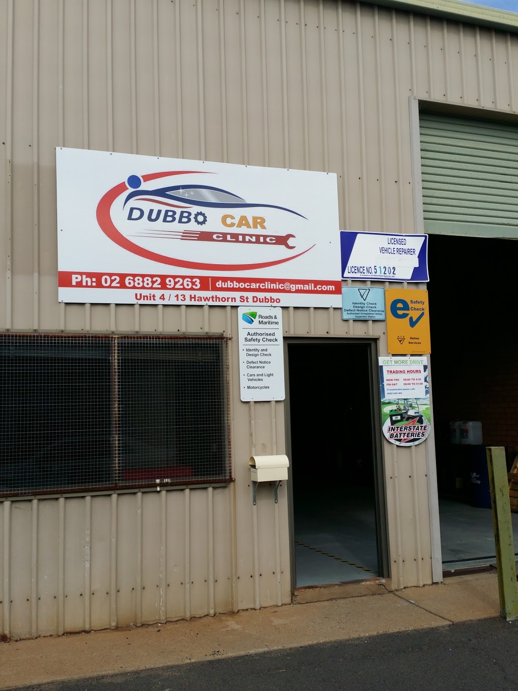 Dubbo Car Clinic | 4/13 Hawthorn St, Dubbo NSW 2830, Australia | Phone: (02) 6882 9263