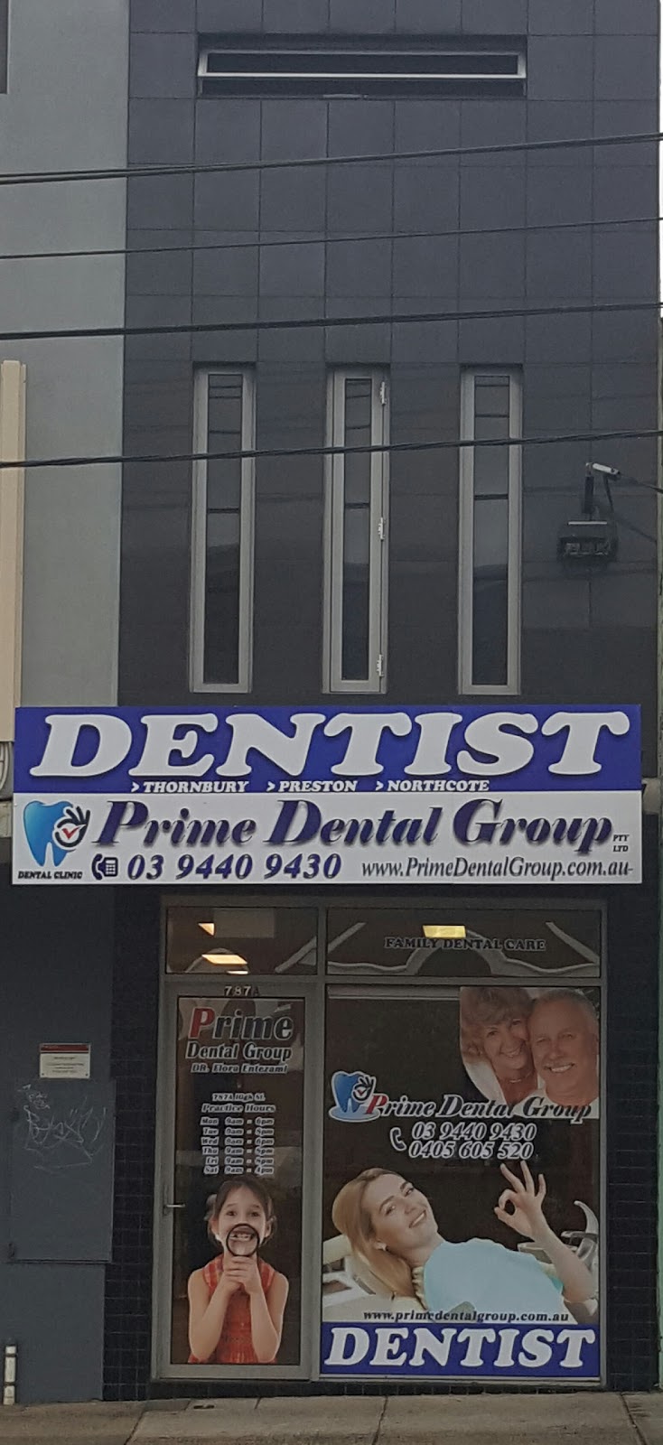 Prime Dental Group - Thornbury | 787A High St, Thornbury VIC 3071, Australia | Phone: (03) 9440 9430