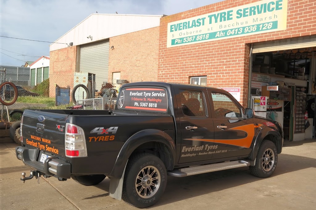 Everlast Tyre Service | 5 Osborne St, Bacchus Marsh VIC 3340, Australia | Phone: 0413 936 128