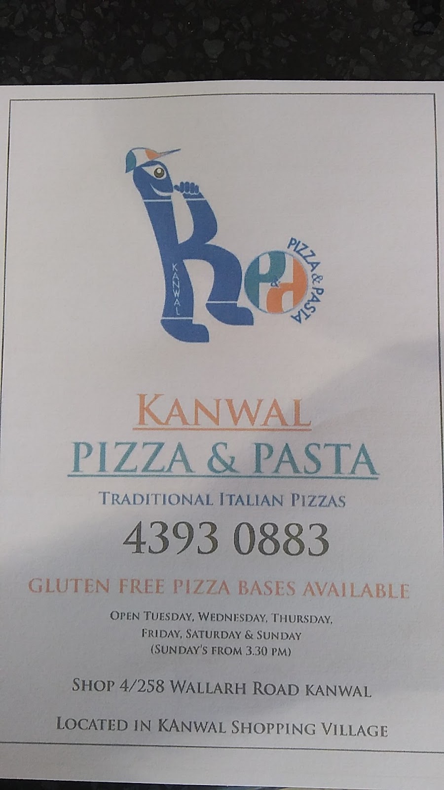 Kanwal Pizza & Pasta | 258 Wallarah Rd, Kanwal NSW 2259, Australia | Phone: (02) 4393 0883