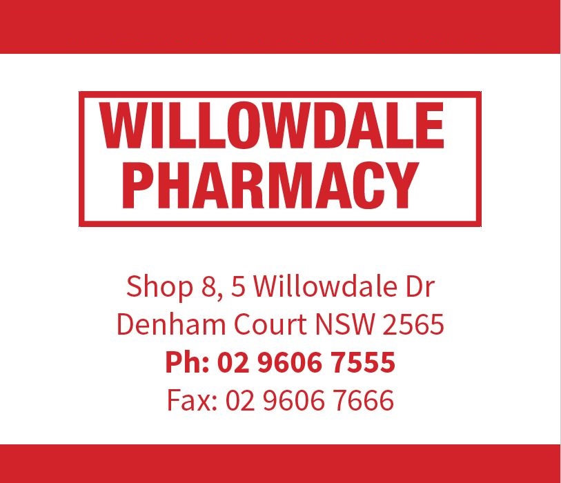 Willowdale Compounding Pharmacy | store | 8/5 Willowdale Drive, Denham Court NSW 2565, Australia | 0296067555 OR +61 2 9606 7555