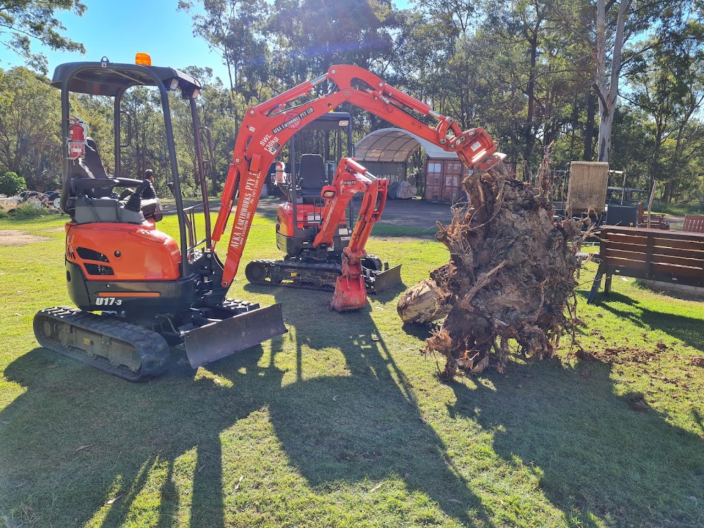 AFKA EARTHWORKS mini excavator hire | 47 Pillinger Rd, Rochedale QLD 4123, Australia | Phone: (07) 3349 0581