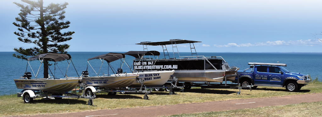 Blue Sky Boat Hire Hervey Bay | C/- Fishermans Wharf Marina, 864 Boat Harbour Dr, Urangan QLD 4655, Australia | Phone: 0402 676 047