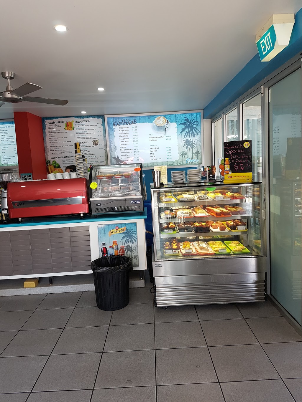 Cocos Beach Cafe | 1 Westaway Parade, Currimundi QLD 4551, Australia | Phone: (07) 5493 4173