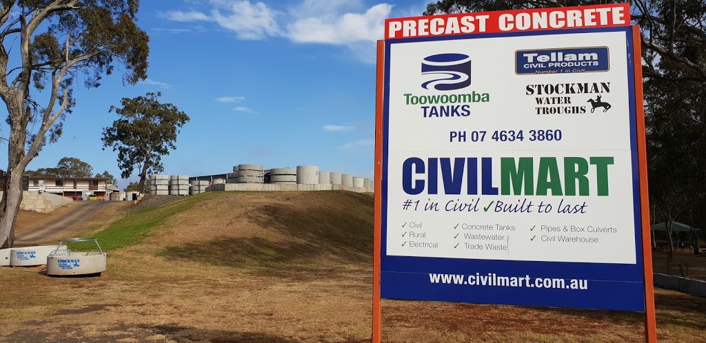 Civilmart Toowoomba (Toowoomba Tanks) | store | 32/34 Cumner Road, Torrington QLD 4350, Australia | 0746343860 OR +61 7 4634 3860