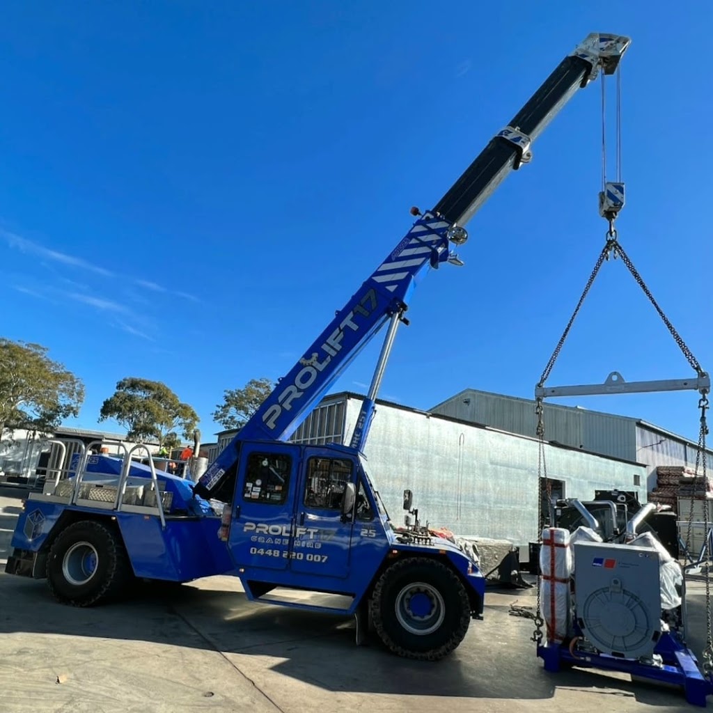 Prolift17 Crane Hire | 50 Overett Ave, Kemps Creek NSW 2178, Australia | Phone: 0448 220 007