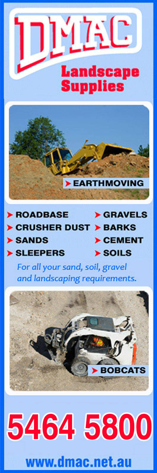 DMAC Landscaping Supplies | 20 Stevens Rd, Lanefield QLD 4340, Australia | Phone: (07) 5464 5800