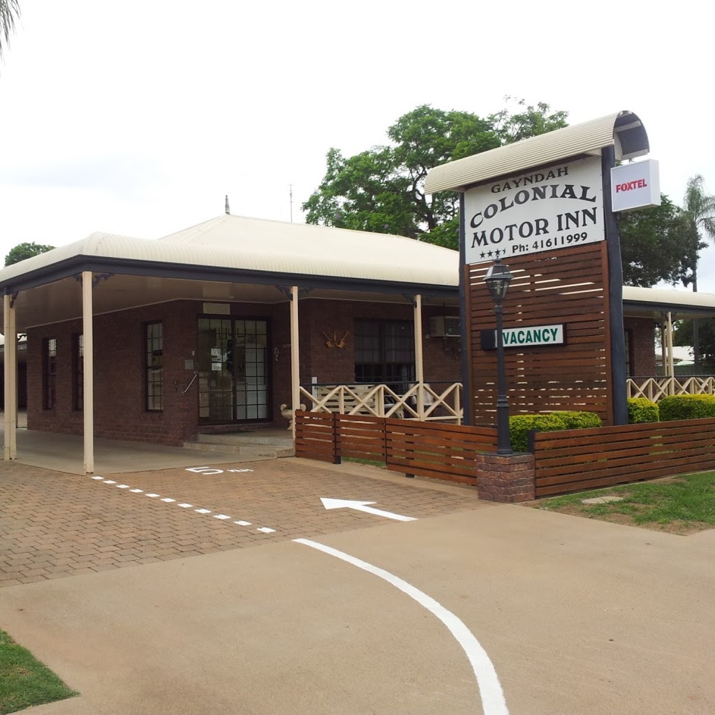 Gayndah Colonial Motor Inn | lodging | 62 Capper St, Gayndah QLD 4625, Australia | 0741611999 OR +61 7 4161 1999